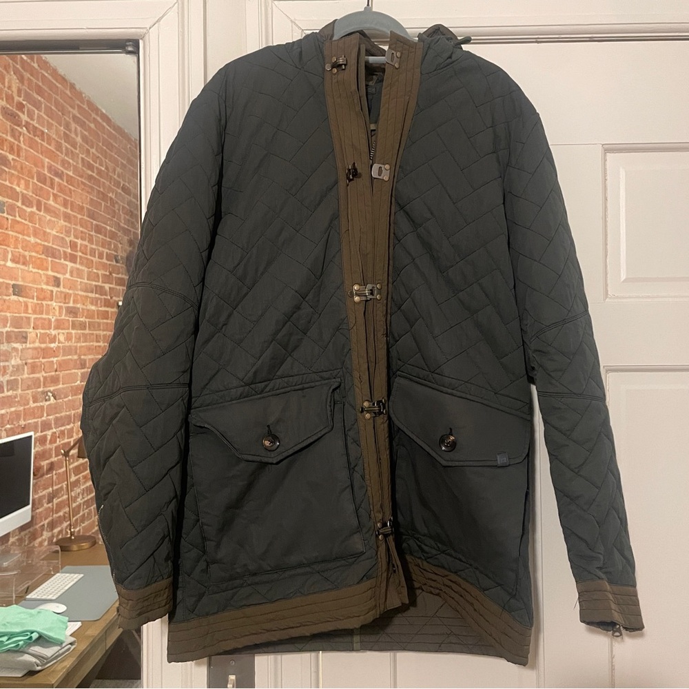 Scotch & Soda Quilted Green Jacket